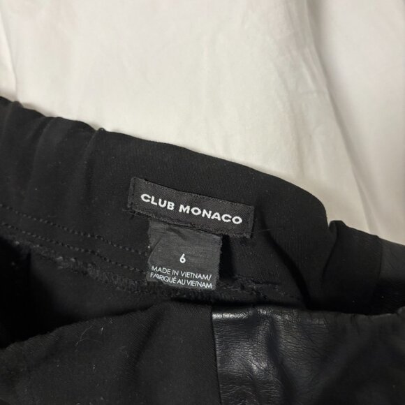 Club Monaco Trousers with Leather Detail - Picture 3 of 3